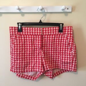 J. Crew printed chino shorts